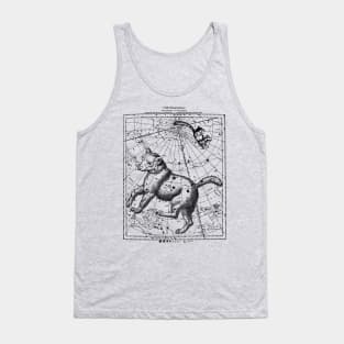 Ursa Major and Minor Constellation Map - Aesthetic, Astronomy, Space Tank Top